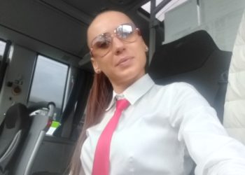 Roztańczona kierowca autokaru